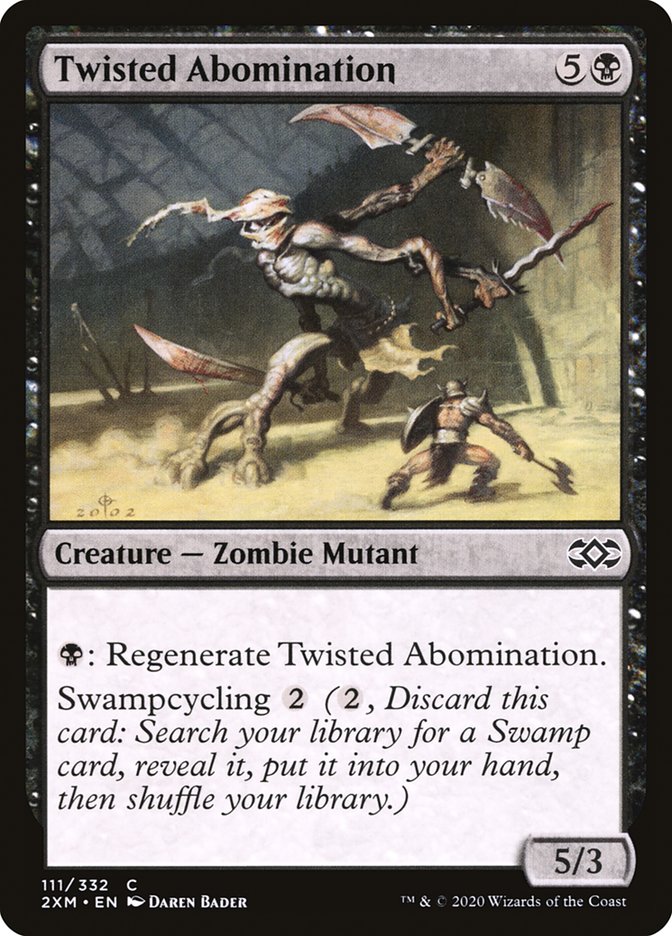 Twisted Abomination 111/332 (Double Masters)  - Foil | Good Games Modbury