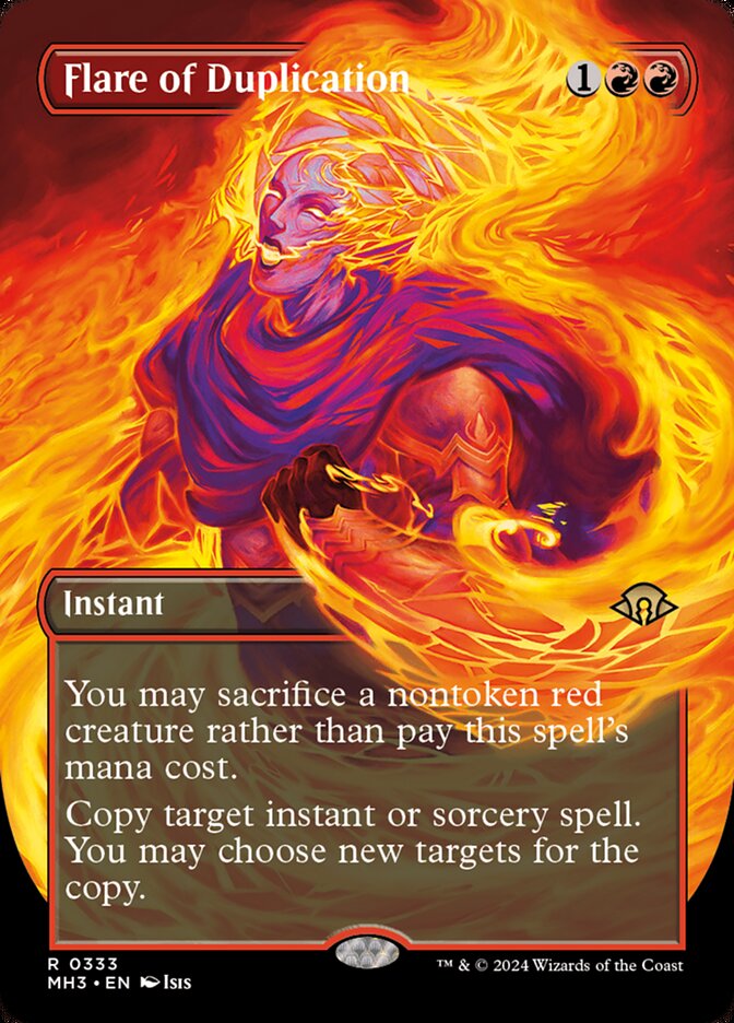 Flare of Duplication 333 (Modern Horizons 3)  - Borderless | Good Games Modbury