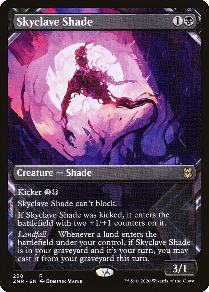 Skyclave Shade 298/280 (Zendikar Rising)  - Showcase Foil | Good Games Modbury