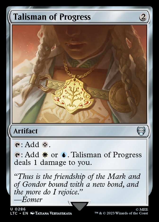Talisman of Progress 286 (Commander: The Lord of the Rings: Tales of Middle-earth)  | Good Games Modbury