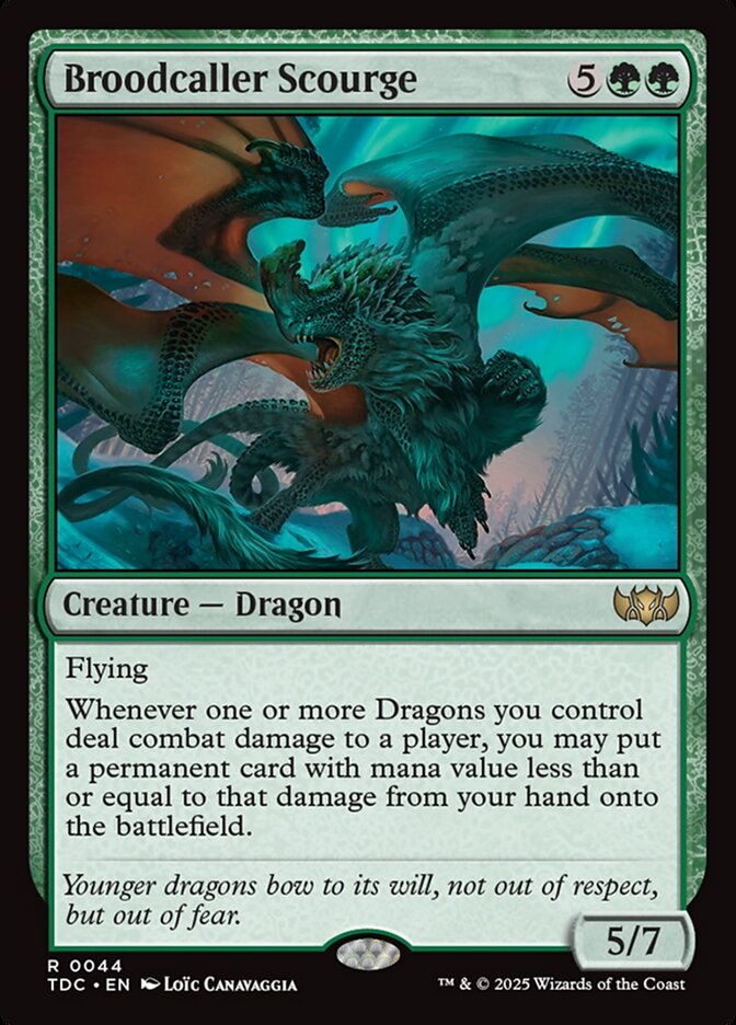 Broodcaller Scourge 44/413 (Commander: Tarkir: Dragonstorm)  | Good Games Modbury