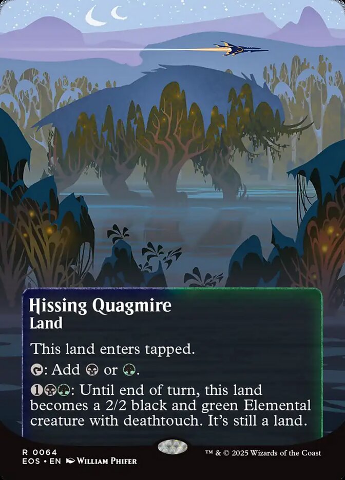 Hissing Quagmire 64 (Edge of Eternities: Stellar Sights)  - Borderless Foil | Good Games Modbury