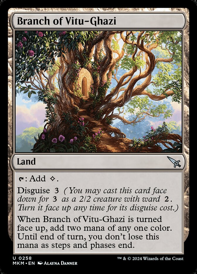 Branch of Vitu-Ghazi 258/286 (Murders at Karlov Manor)  - Foil | Good Games Modbury