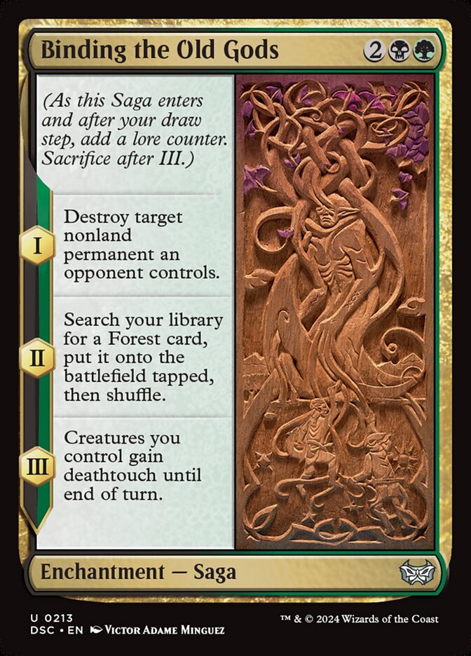 Binding the Old Gods 213/40 (Commander: Duskmourn: House of Horror)  | Good Games Modbury