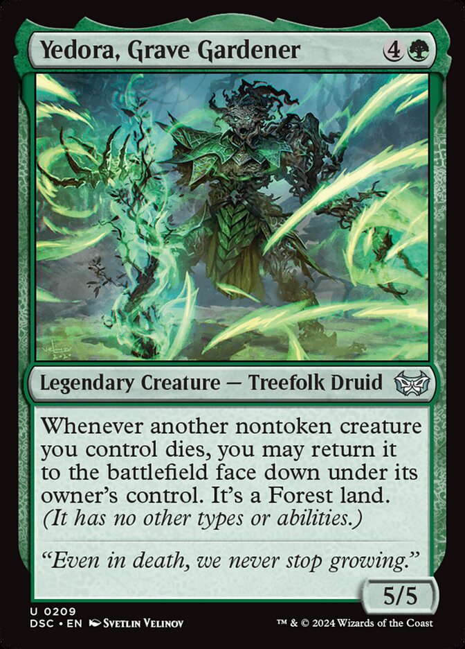 Yedora, Grave Gardener 209/40 (Commander: Duskmourn: House of Horror)  | Good Games Modbury