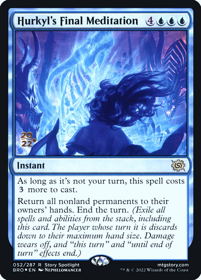 Hurkyl's Final Meditation 52s/169 (Prerelease Cards)  - Foil | Good Games Modbury