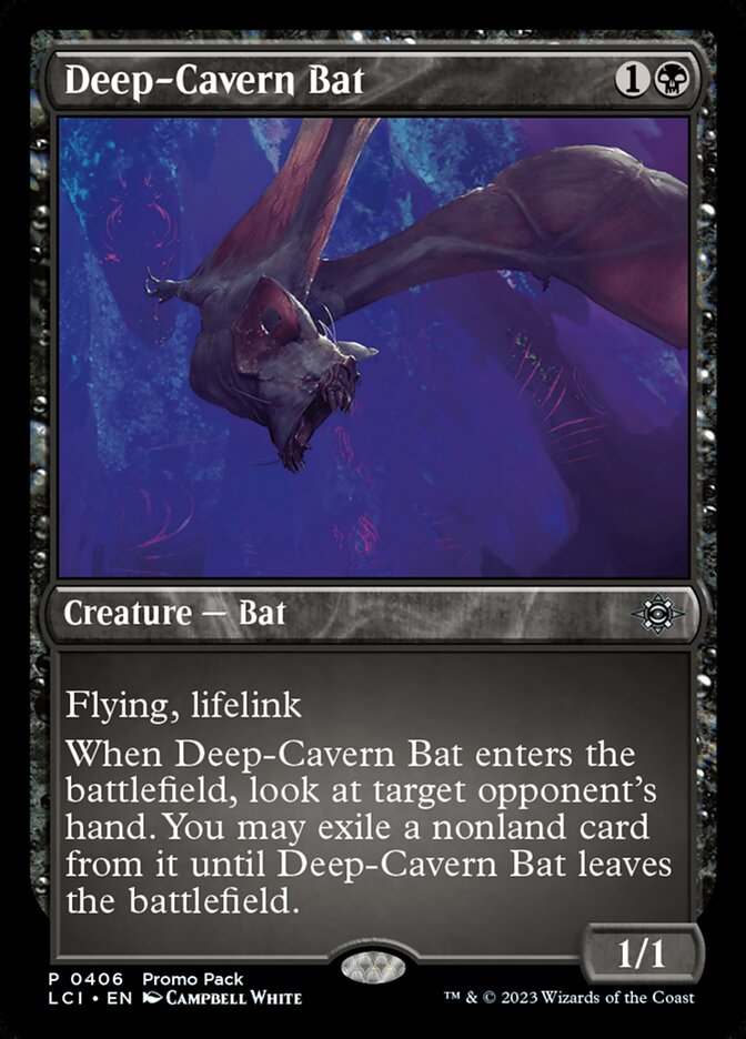Deep Cavern Bat 406 (Promo Pack: The Lost Caverns of Ixalan)  - Foil | Good Games Modbury