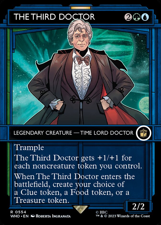 The Third Doctor 554/331 (Universes Beyond: Doctor Who)  - Showcase Foil | Good Games Modbury