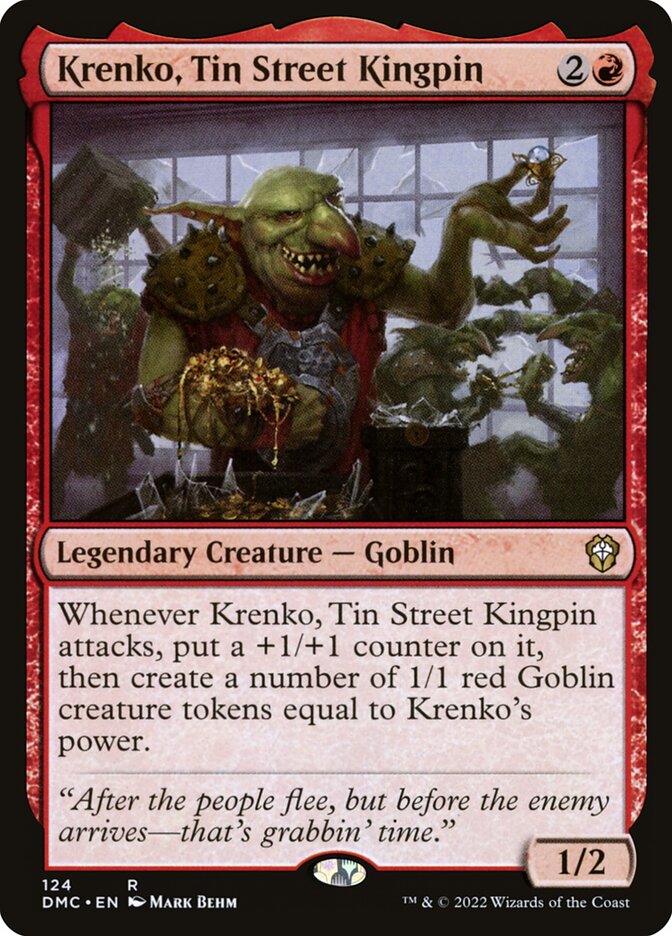Krenko, Tin Street Kingpin 124/50 (Commander: Dominaria United)  | Good Games Modbury