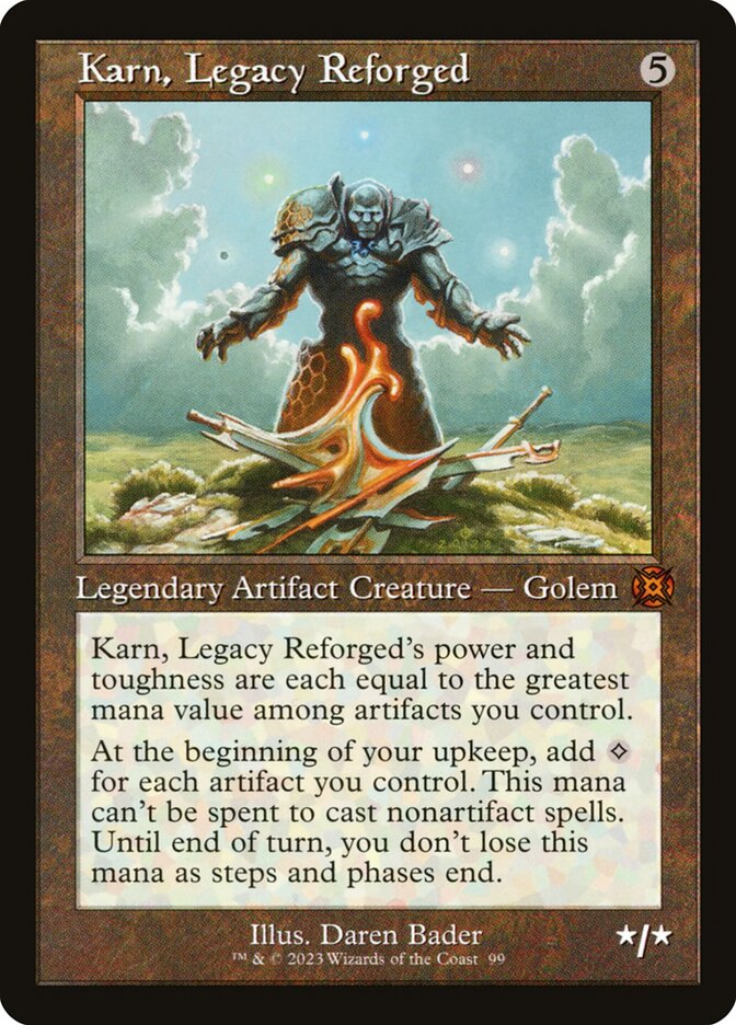 Karn, Legacy Reforged 99/50 (March of the Machine: The Aftermath)  - Retro | Good Games Modbury