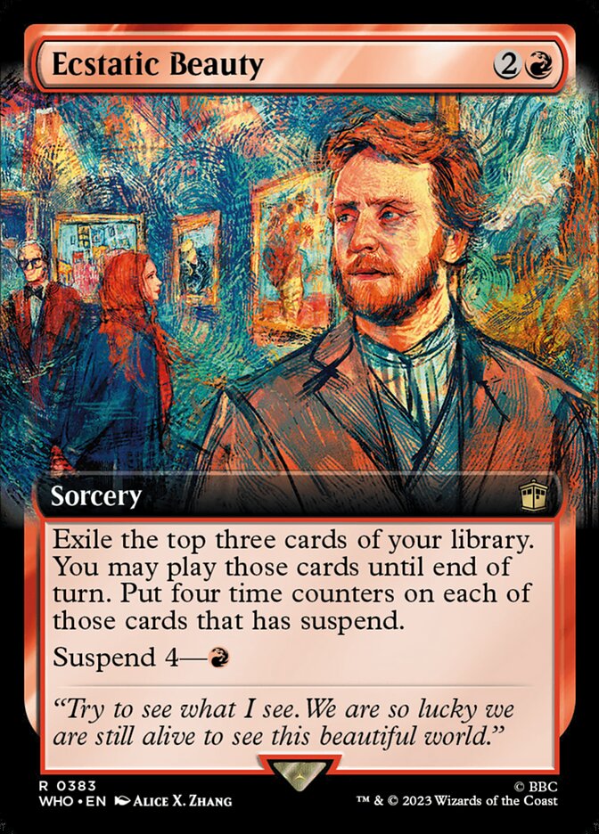 Ecstatic Beauty 383/331 (Universes Beyond: Doctor Who)  - Extended Art | Good Games Modbury