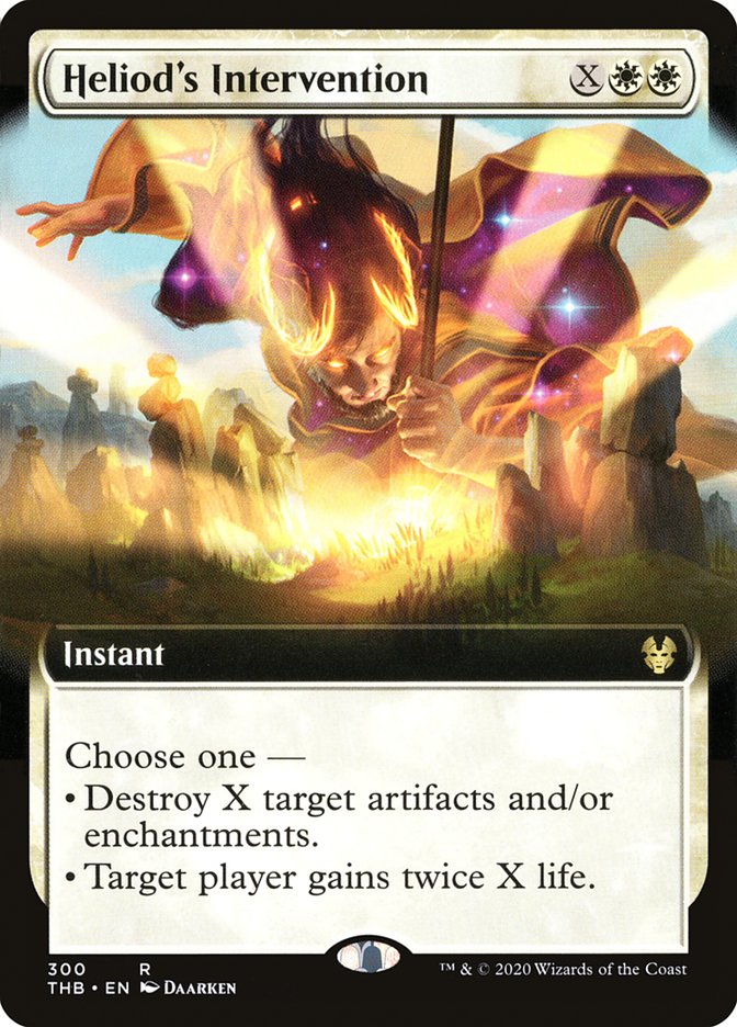 Heliod's Intervention 300/254 (Theros Beyond Death)  - Extended Art | Good Games Modbury