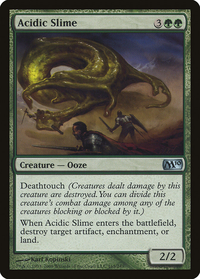 Acidic Slime 165/249 (Magic 2010 (M10))  - Foil | Good Games Modbury