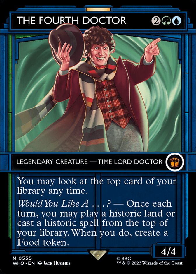 The Fourth Doctor 555/331 (Universes Beyond: Doctor Who)  - Showcase Foil | Good Games Modbury