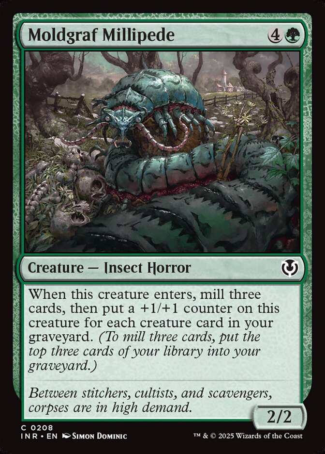 Moldgraf Millipede 208/287 (Innistrad Remastered)  - Foil | Good Games Modbury
