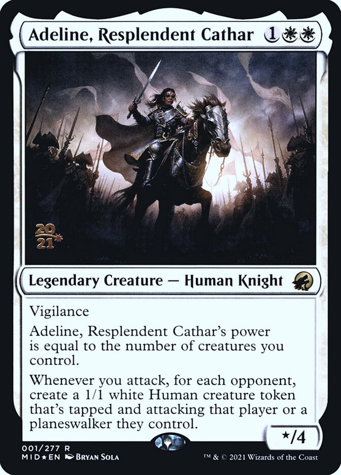 Adeline, Resplendent Cathar 1 (Prerelease Cards)  - PreRelease Foil | Good Games Modbury