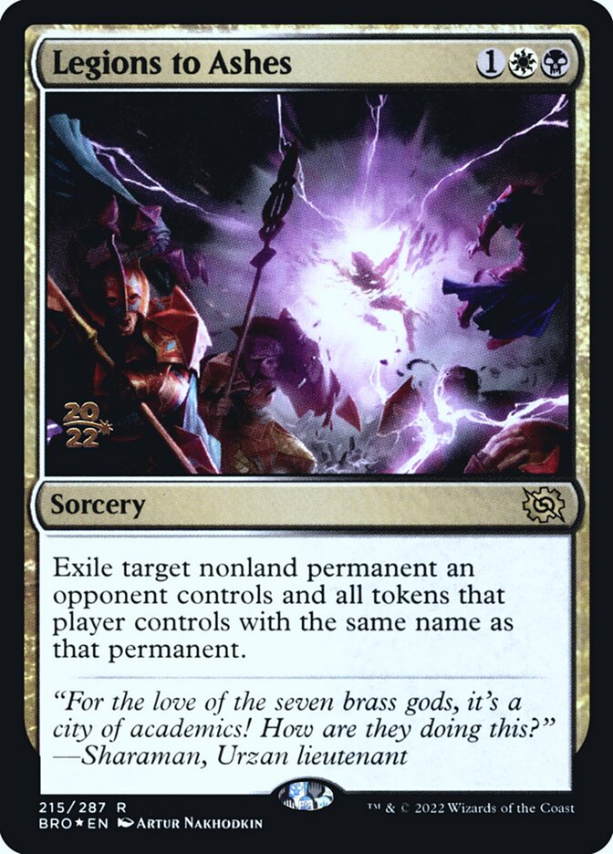Legions to Ashes 215 (Prerelease Cards)  - Foil | Good Games Modbury