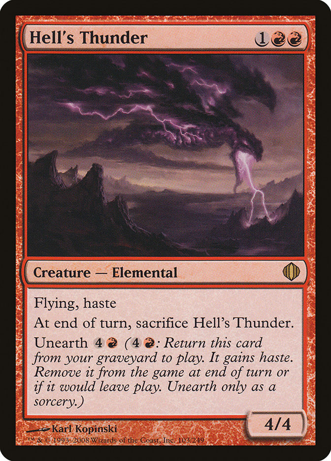 Hell's Thunder 103/249 (Shards of Alara)  | Good Games Modbury