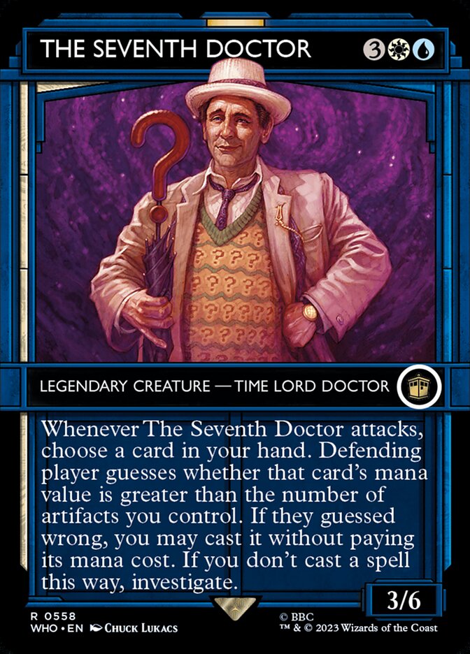 The Seventh Doctor 558/331 (Universes Beyond: Doctor Who)  - Showcase | Good Games Modbury