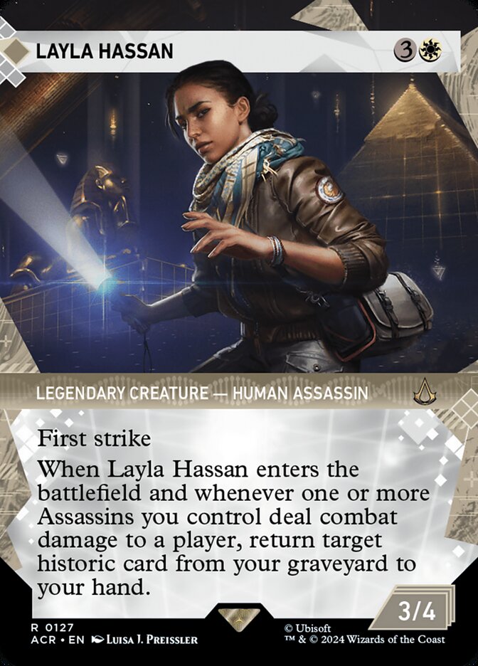 Layla Hassan 127/110 (Universes Beyond: Assassin's Creed)  - Showcase Foil | Good Games Modbury