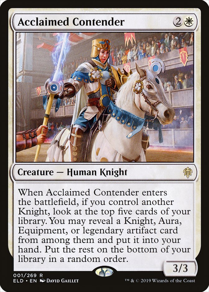Acclaimed Contender 1/269 (Throne of Eldraine)  | Good Games Modbury