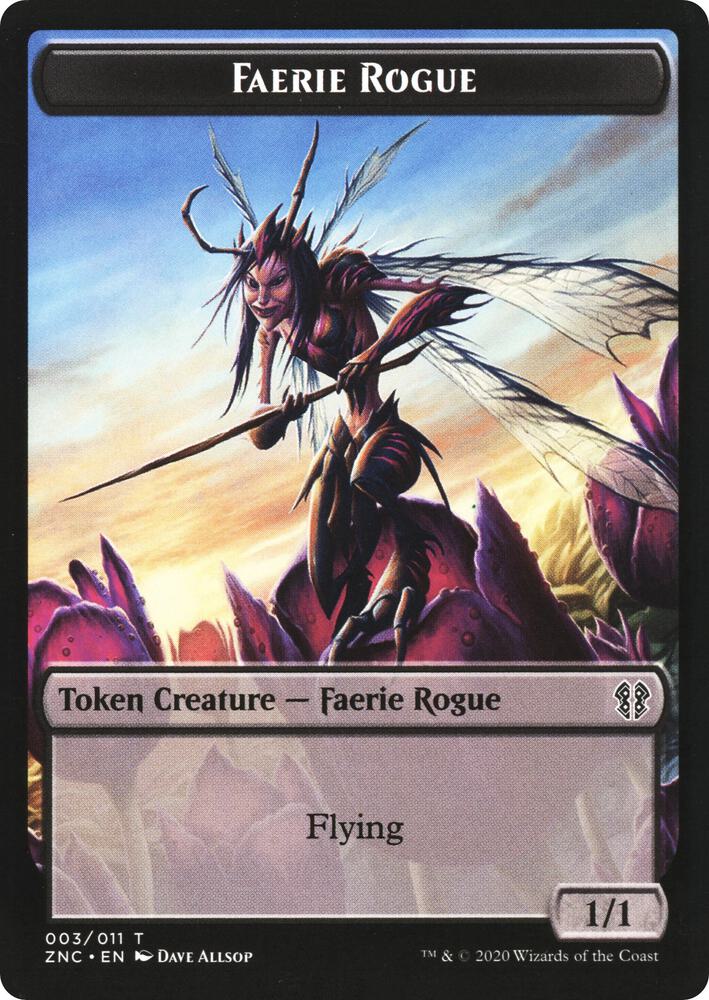 Faerie Rogue // Germ 3 // 4 (Commander: Zendikar Rising)  | Good Games Modbury