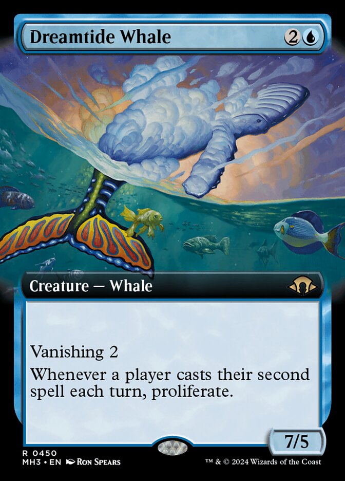 Dreamtide Whale 450/319 (Modern Horizons 3)  - Extended Art Foil | Good Games Modbury