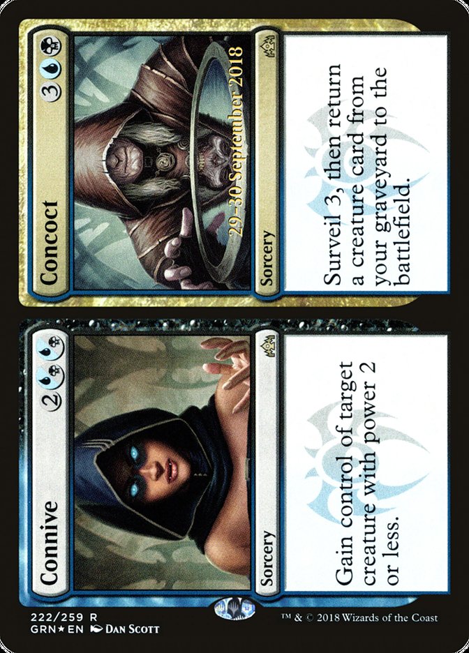 Connive // Concoct 222s/84 (Prerelease Cards)  - Foil | Good Games Modbury