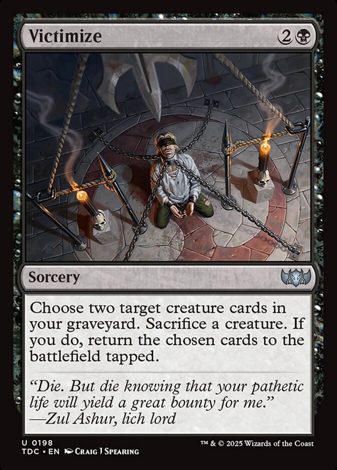 Victimize 198 (Commander: Tarkir: Dragonstorm)  | Good Games Modbury