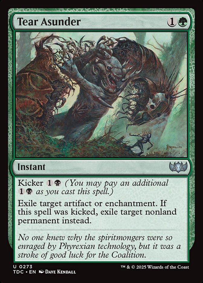 Tear Asunder 273 (Commander: Tarkir: Dragonstorm)  | Good Games Modbury