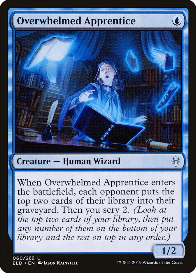 Overwhelmed Apprentice 60/269 (Throne of Eldraine)  | Good Games Modbury
