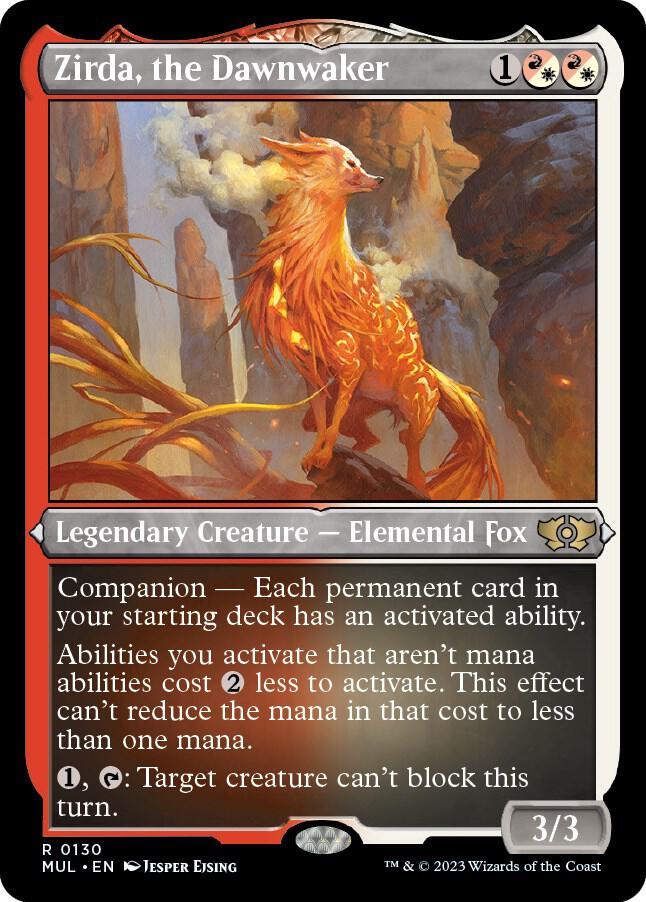 Zirda, the Dawnwaker 130/65 (March of the Machine: Multiverse Legends)  - Etched Foil | Good Games Modbury