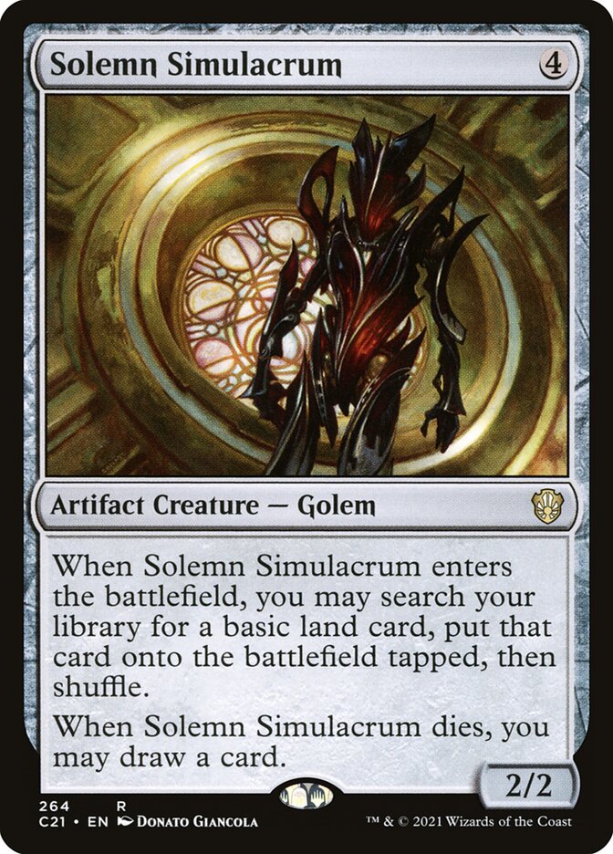 Solemn Simulacrum 264 (Commander 2021)  | Good Games Modbury
