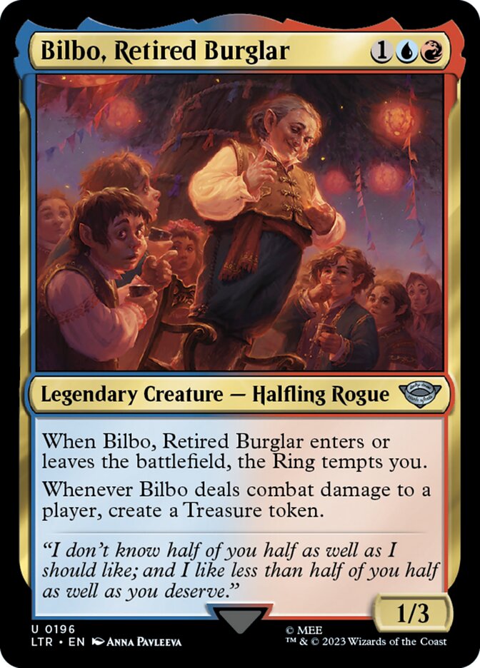 Bilbo, Retired Burglar 196/281 (Universes Beyond: The Lord of the Rings: Tales of Middle-earth)  | Good Games Modbury