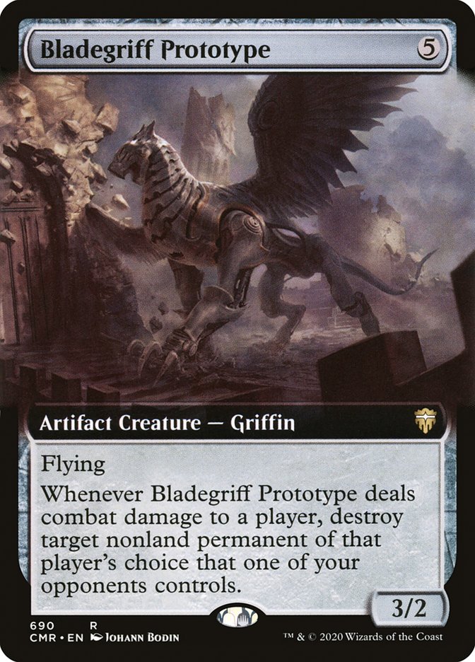 Bladegriff Prototype 690/361 (Commander Legends)  - Extended Art Foil | Good Games Modbury