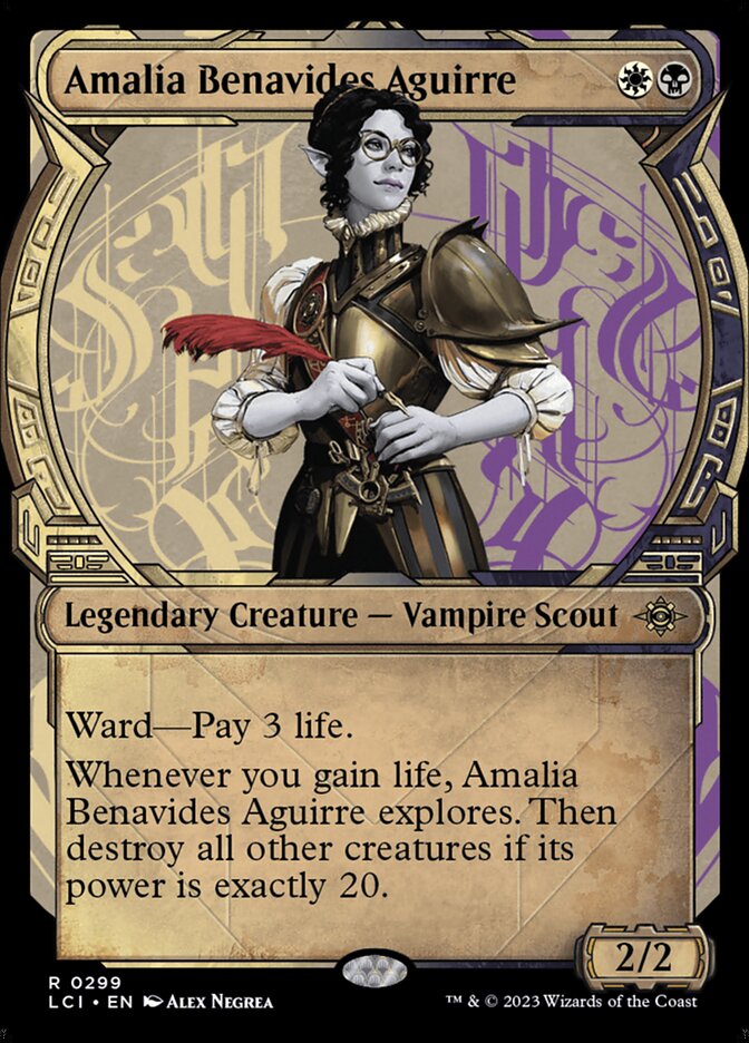 Amalia, Benavides Aguirre 299/291 (The Lost Caverns of Ixalan)  - Showcase | Good Games Modbury