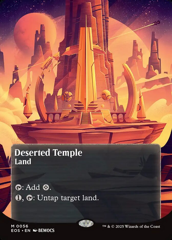 Deserted Temple 56 (Edge of Eternities: Stellar Sights)  - Borderless | Good Games Modbury