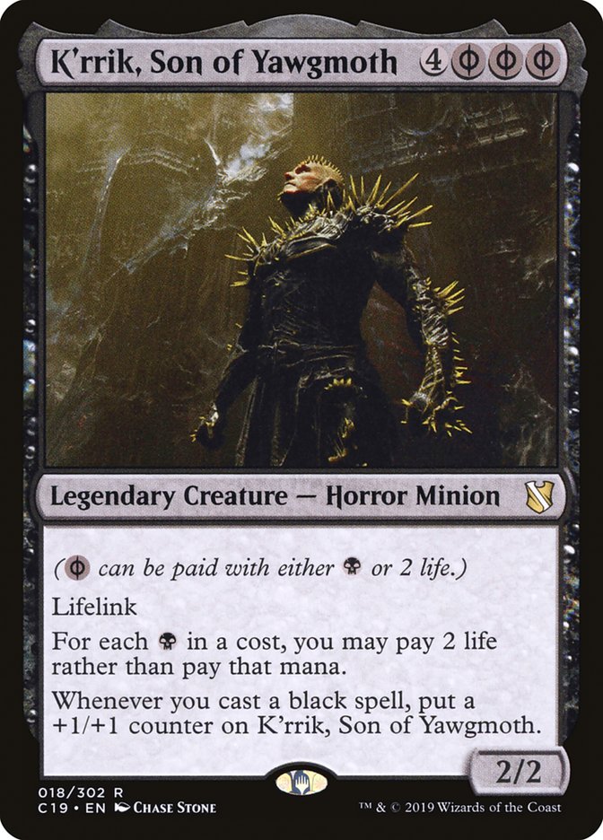 K'rrik, Son of Yawgmoth 18/302 (Commander 2019)  | Good Games Modbury
