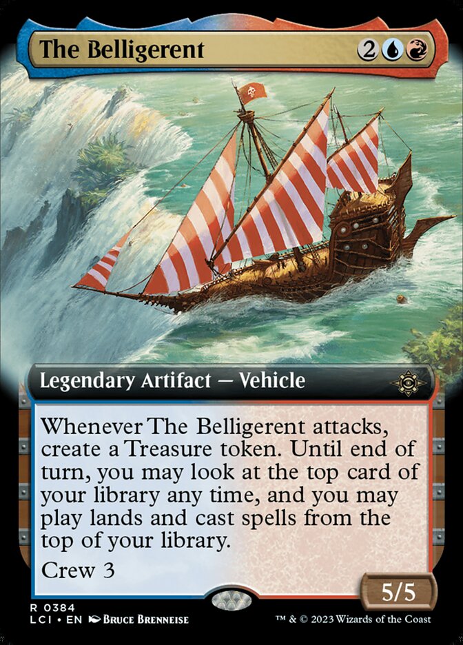The Belligerent 384/291 (The Lost Caverns of Ixalan)  - Extended Art | Good Games Modbury