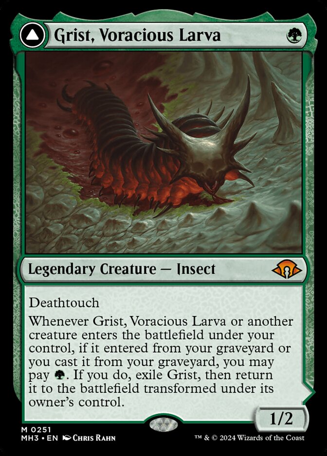 Grist, Voracious Larva // Grist, the Plague Swarm 251 (Modern Horizons 3)  | Good Games Modbury