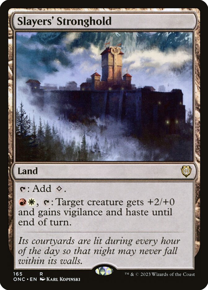 Slayers' Stronghold 165/28 (Commander: Phyrexia: All Will Be One)  | Good Games Modbury