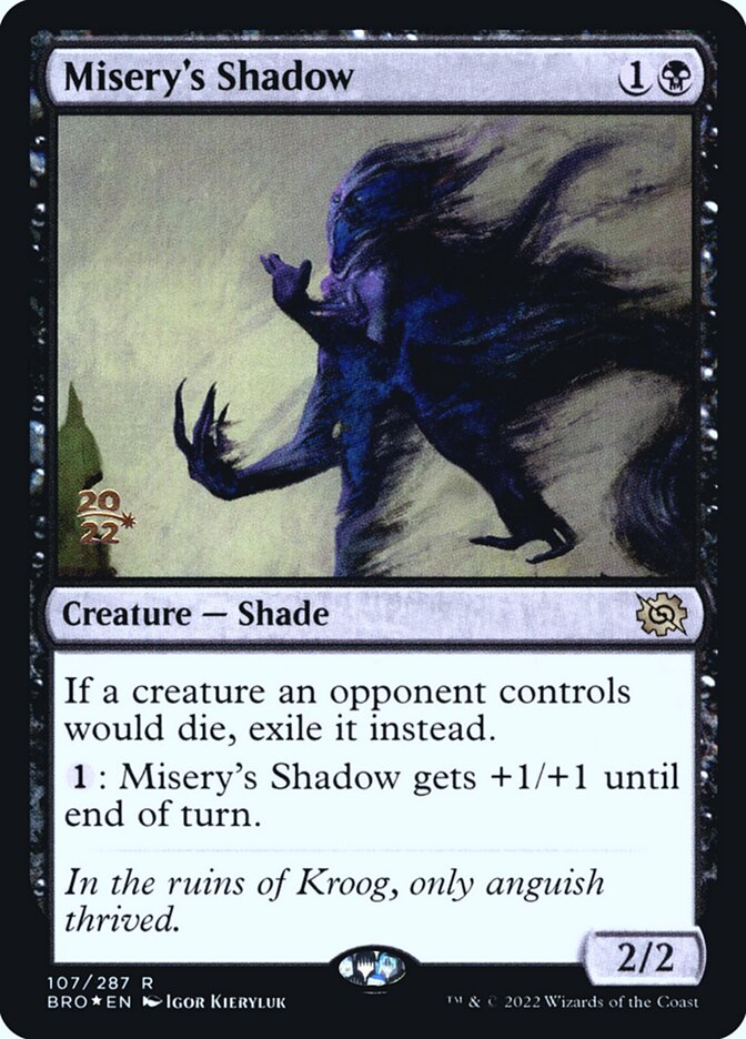 Misery's Shadow 107s/169 (Prerelease Cards)  - Foil | Good Games Modbury