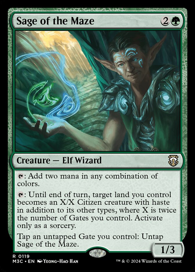 Sage of the Maze 119/411 (Commander: Modern Horizons 3)  | Good Games Modbury