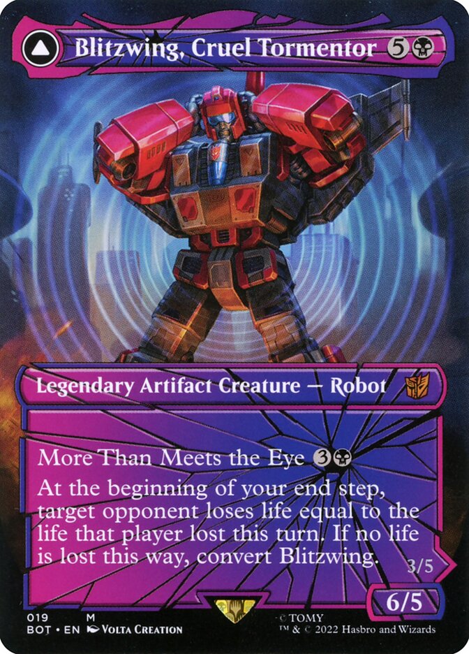 Blitzwing, Cruel Tormentor // Blitzwing, Adaptive Assailant 19/58 (Universes Beyond: Transformers)  | Good Games Modbury