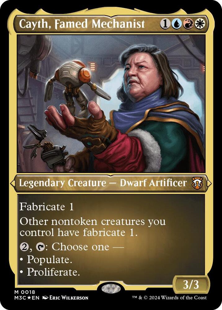 Cayth, Famed Mechanist 18 (Commander: Modern Horizons 3)  - Etched Foil | Good Games Modbury