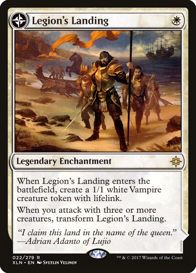 Legion's Landing // Adanto, the First Fort 22 (Ixalan)  | Good Games Modbury