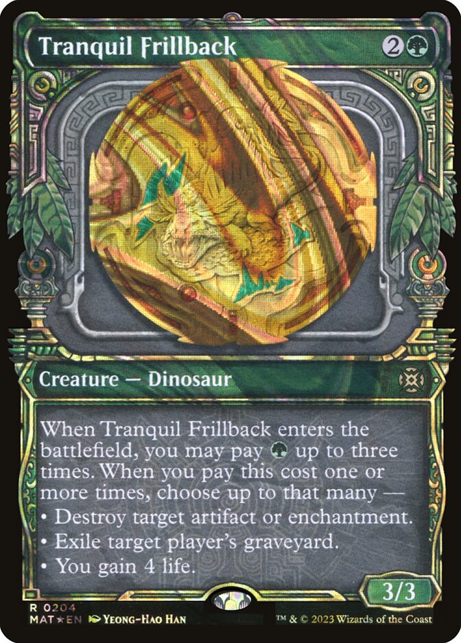 Tranquil Frillback 204/50 (March of the Machine: The Aftermath)  - Showcase Halo Foil | Good Games Modbury