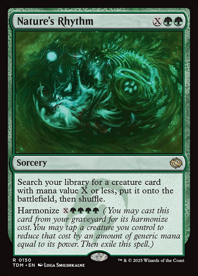 Nature's Rhythm 150/291 (Tarkir: Dragonstorm)  - Foil | Good Games Modbury
