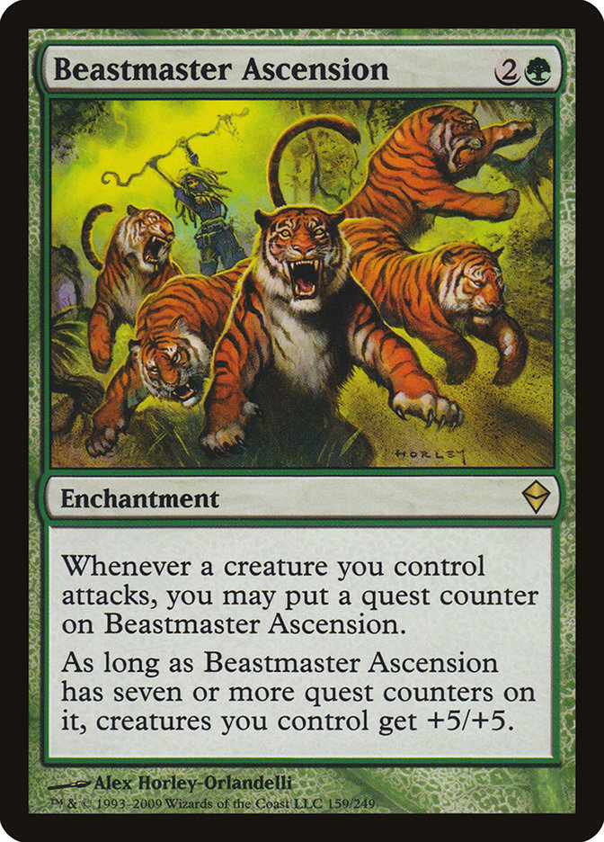 Beastmaster Ascension 159/249 (Zendikar)  - Foil | Good Games Modbury