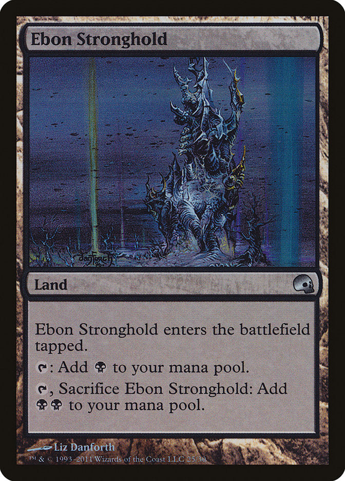 Ebon Stronghold 25/50 (Premium Deck Series: Graveborn)  - Foil | Good Games Modbury